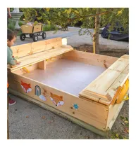 Comprar Arenero De Madera Niños 150cm X 150cm + Diseño Personalizado
