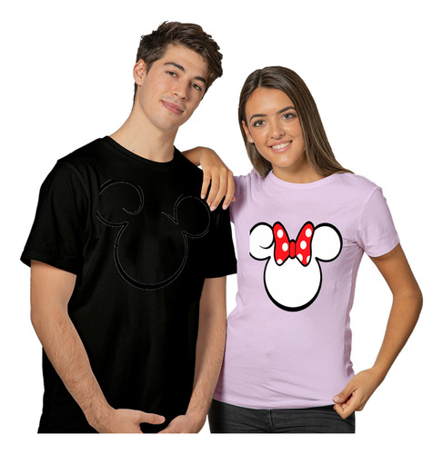 Playera Pareja Duo Diseño De Pareja Conjunto