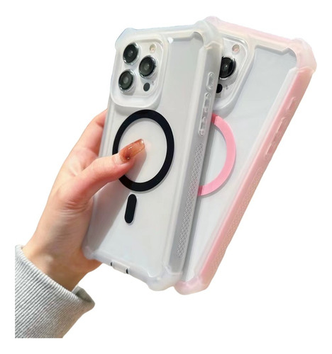 Funda Para iPhone Uso Rudo Defender 2 En 1 Con Magsafe