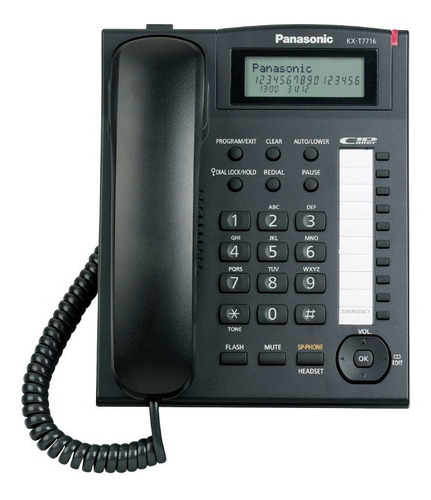 Panasonic Kx-t7716 - Telefono Analogico Con Identificador