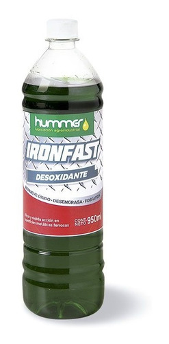 Desoxidante En Botella Ironfast Hummer 950 Ml El Insuperable