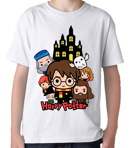 Remera Camiseta Harry Potter En Varios Colores