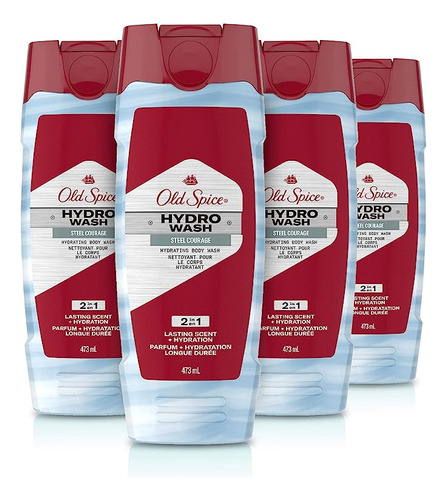 Old Spice Hydro Body Wash Hardest Working Collection Steel C