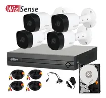 Comprar Kit Dvr 4 Camaras Bullet Dvr Alta Definicion 500gb Wizsense