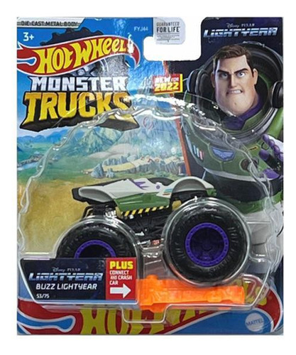 Hot Wheels Monster Trucks 1:64 Buzz Lightyear Hgb56