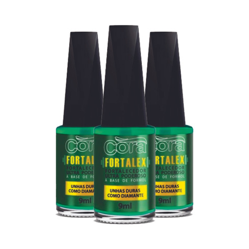 Kit 3 Fortalex Fortalecedor Ultra Poderoso 9ml - Cora