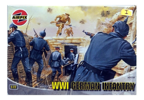 Imagen 1 de 7 de Wwi German Infantry Escala 1/72 Airfix 01726
