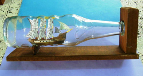 Barco En Una Botella, Modelismo Náuticos Deco Oficina Hogar