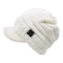 Comprar Gorros Sombreros Y Boinas Grueso Y Suave Blanco Talla Única