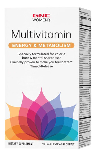 Suplemento Multivitamínico Para Mujeres De Gnc Energy & Meta