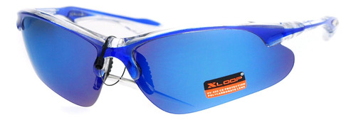 Xloop Gafas De Sol Para Hombre Deportes Medio Borde Lite Wra