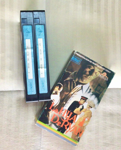 Película Vhs La Hija De Ryan - Cassette Doble - Perfecto (Usado)