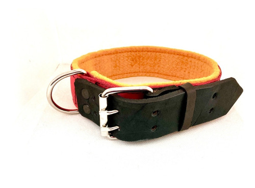 Collar 5 Cms De Ancho Reforzado Nylon /piel C/fieltro 