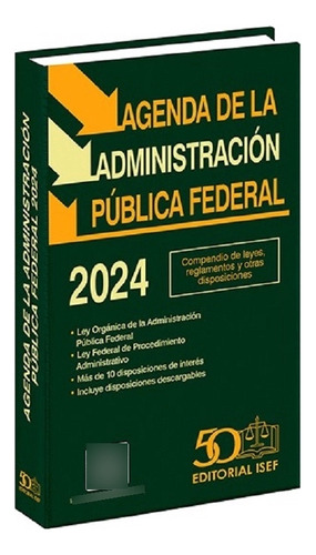 Agenda De La Administración Pública Federal 2024 Isef