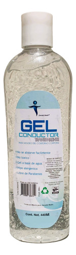 Gel Conductor Facial Y Corporal 440ml Transparente Zenskki