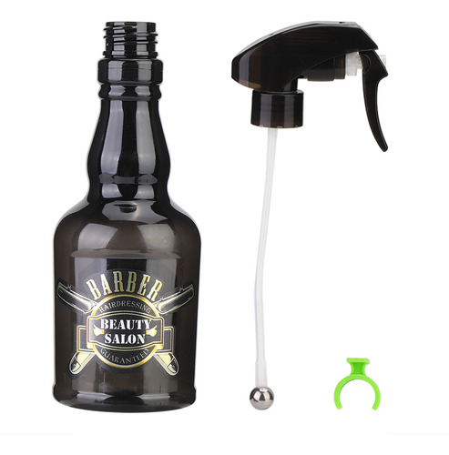 Pulverizador De Agua Black Black Barber, 280 Ml, Recargable,