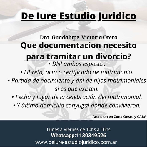 Imagen 3 de 7 de Abogada Caba-gba Divorcios/ Familia/laboral Consulta Online