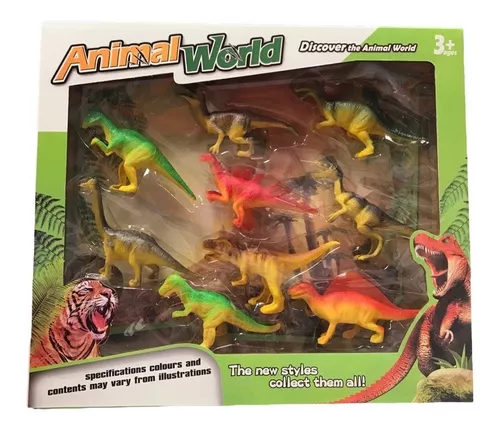 Dinosaurios Juguete Sebigus Set Animal World Coleccion