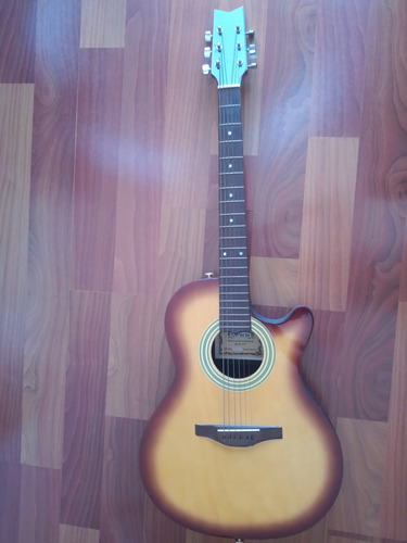 Guitarra Acustica Gracia 405 Tipo Ovation Sin Uso Con Funda