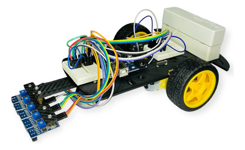 Kit Robot Seguidor De Línea Para Arduino Con Chasis 3d