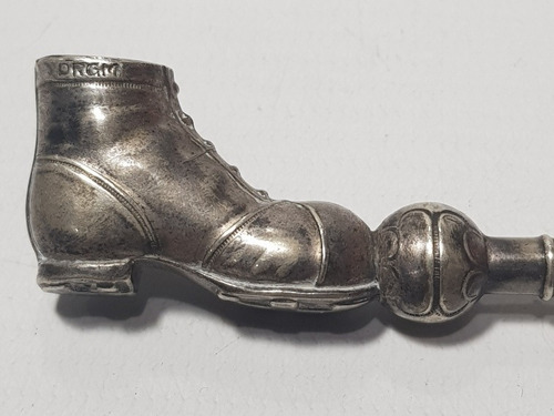 Antigua Pipa Fútbol Plata Excel Calidad 1920 Única Mag 58368