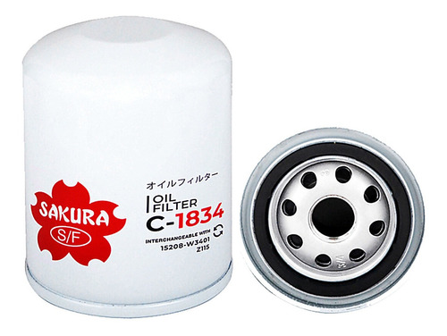 1) Filtro Aceite Audi A4 Quattro 1.8l 4 Cil 99/05 Sakura