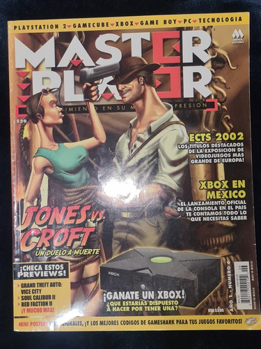 Revista Master Player Jones Vs Croft Año 1 #6 Octubre 2002 E