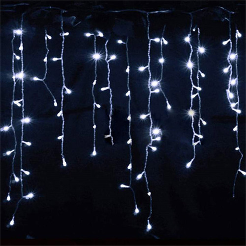 Nueva Cadena De Luces Colgantes Con Forma De Cortina Navideñ