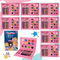 Comprar Kit 10 Mini Maletas Estojo De Pintura 24 Pçs Lembrancinha