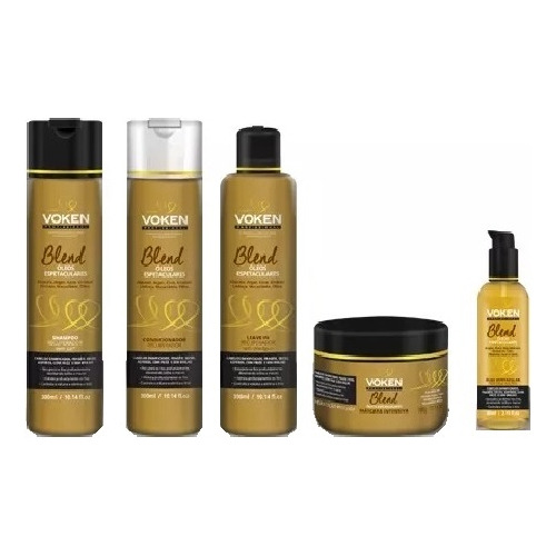 Kit Blend Óleos Espetaculares 5 Produtos Voken