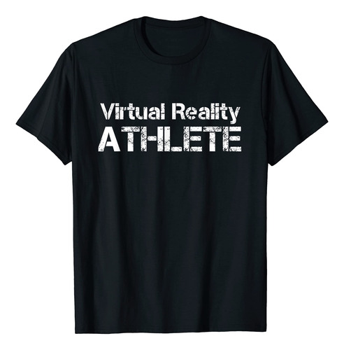 Virtual Reality Athlete For Vr Gamers Camiseta, Negro, S