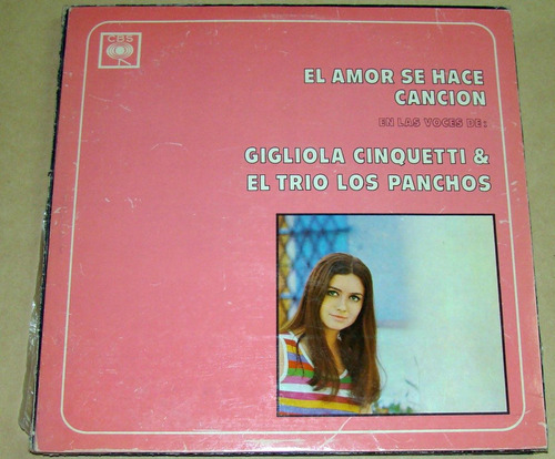 Gigliola Cinquetti Los Panchos El Amor Se Hace Cancion Lp