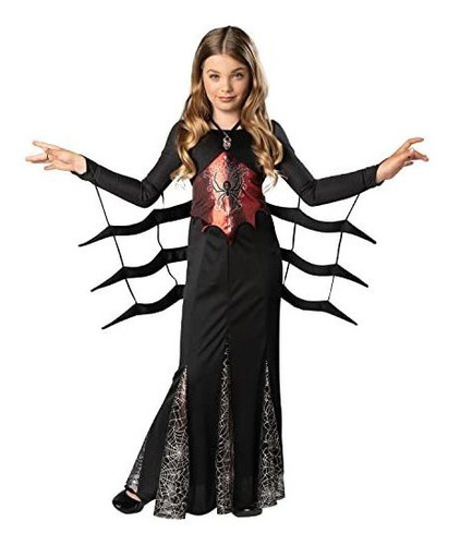 Disfraz Talla Small 6 Para Niñas De Viuda Negra Halloween