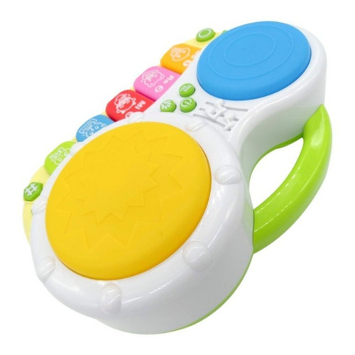 Imagen 3 de 4 de Organo Musical Infantil Didactico Interactivo Ingles Español Color Blanco