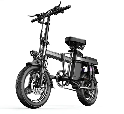 Bicicleta Elétrica STARMEGA F9 400W 48V Rodas 14" 25km/h 150kg Pr...