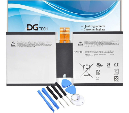 Bateria De Repuesto Para Surface 3 1645 7270 Mah