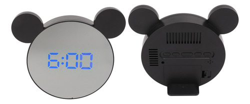 Mirror Clock Alarm 2, Ajuste De Brillo, Diseño De Oreja, Led