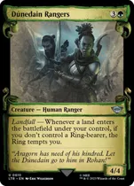 Comprar Cartas Magic Dunedain Rangers (showcase) (lotr) Nps