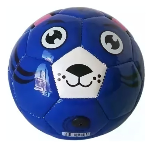 Pelota De Fútbolito Diseño Infantil Azul