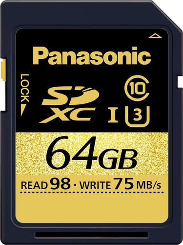 Panasonic Sdxc 64 Gb Serie Gold Rp-sdut64gak