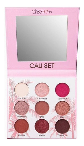 Sombras Cali Set Beauty Creations 9 Tonos Original