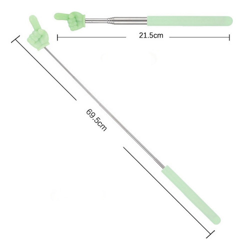 Ponteiro Telescópico J Stationery Para Professores Mini Hand