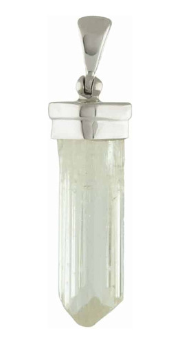 Dije De Plata Esterlina Con Cristal De Danburita