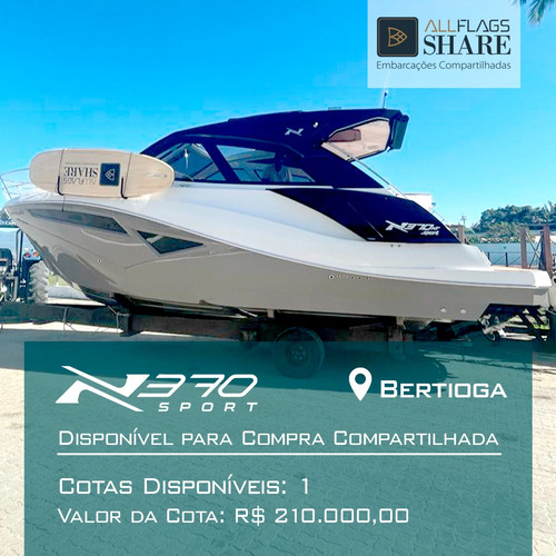 Lancha Nx 370 Compra Compartilhada - Bertioga /ñ Focker