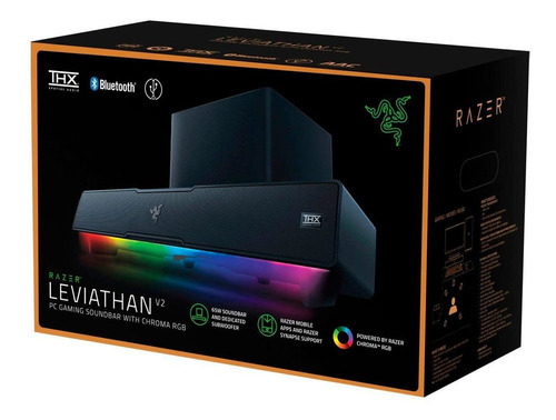 Parlante Gamer Razer Leviathan V2 Sound Bar Bt Chroma Black Color Negro