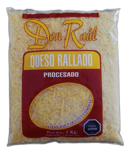 Queijo Ralado Grosso Don Raul 1kg Uruguaio