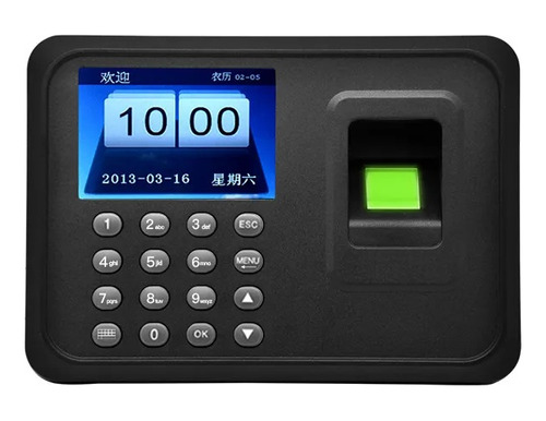 Reloj Biometrico Reconocimiento Dactilar Control Asistencias