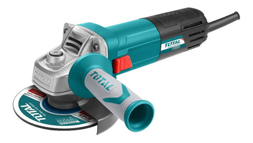 Esmeril angular Total Tools Industrial TG1091156 de 50 Hz/60 Hz turquesa 950 W 220 V - 240 V + accesorio