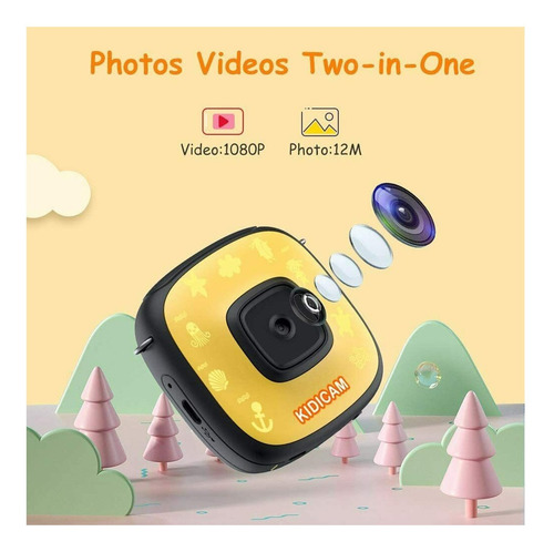 Imagen 3 de 4 de Camara De Acción Para Niños Incluye Accesorios