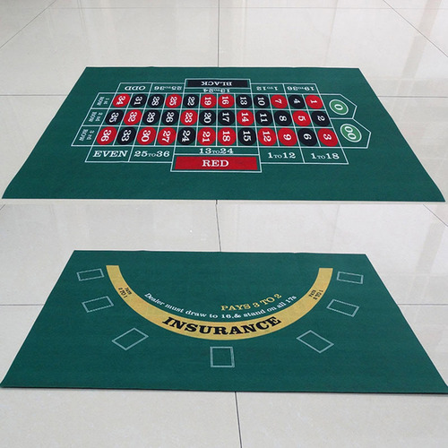 Alfombrilla De De Doble Cara, Para Mesa De Café Y Blackjack